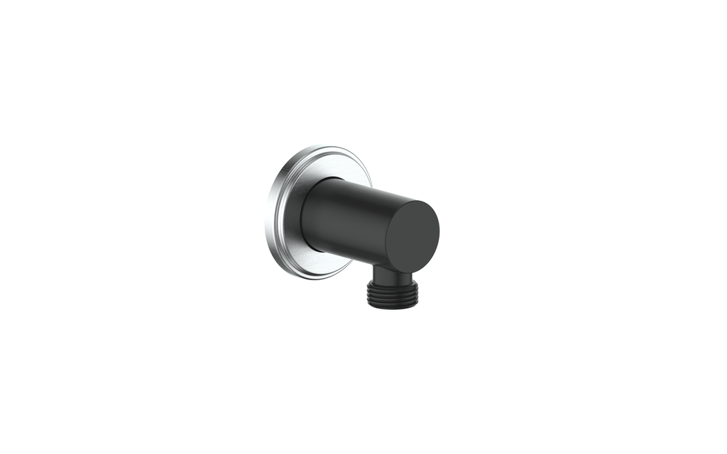Vogt Zehn Elbow Connector - Stainless Steel / Matte Black (EC.09.01.SB)