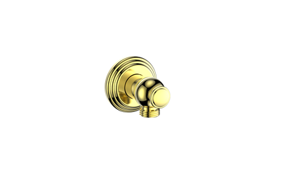 Vogt Carinthia Round Brass Elbow Connector in Brushed Gold – EC.10.01.BG