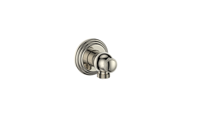 Vogt Carinthia Round Brass Elbow Connector in Polished Nickel – EC.10.01.PN