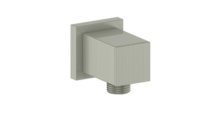 Vogt Adjustable Square Elbow Connector EC.41.01 in Brushed Nickel