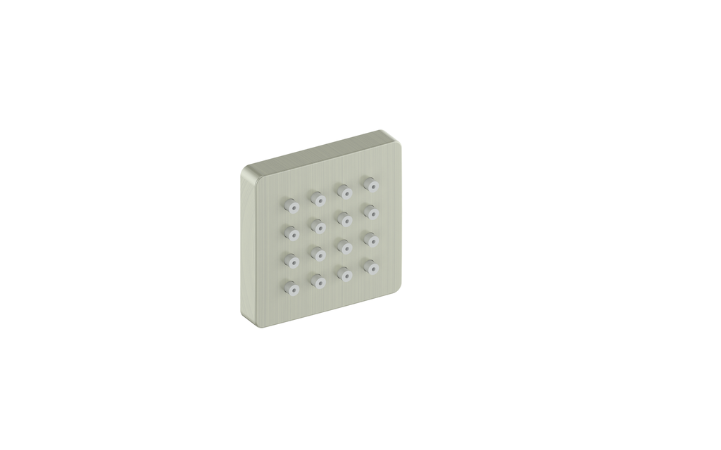 Vogt Square Exposed Body Jet in Brushed Nickel - EJ.01.01.BN