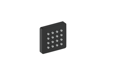 Vogt Square Exposed Body Jet in Matte Black - EJ.01.01.MB