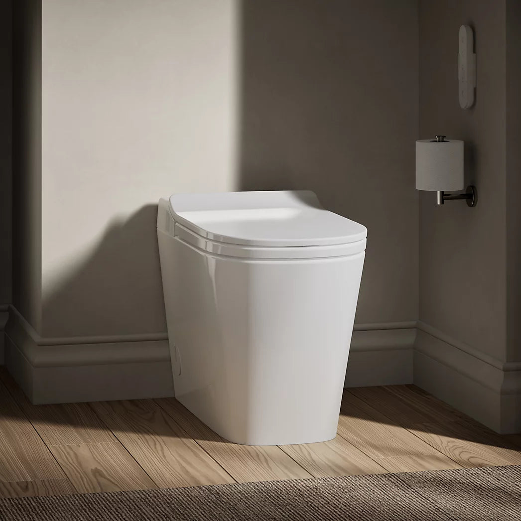Kohler Leap One-Piece Elongated Smart Toilet, Dual-Flush 1.28/1.0 GPF