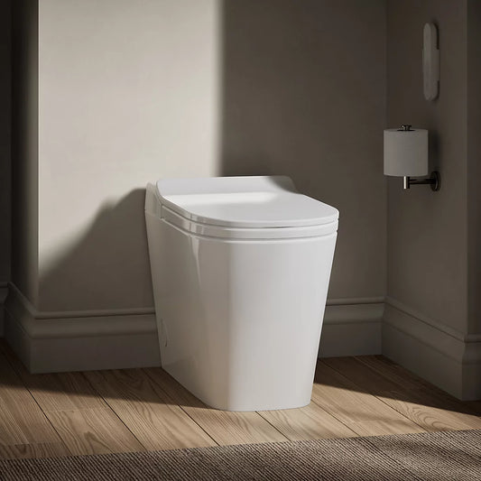Kohler Leap One-Piece Elongated Smart Toilet, Dual-Flush 1.28/1.0 GPF