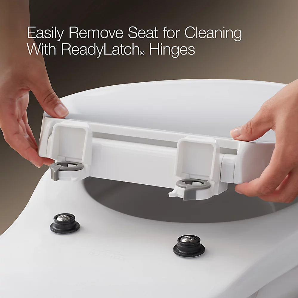 Kohler Impro ReadyLatch Quiet-Close Elongated Toilet Seat - K-26801-0