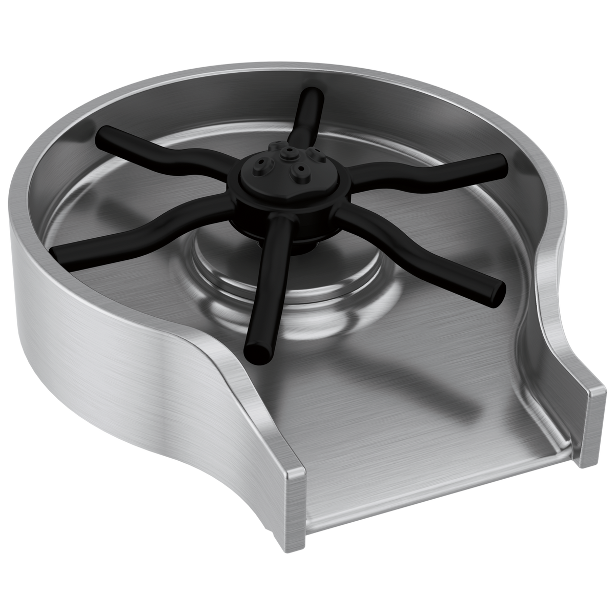 Delta Metal Glass Rinser Arctic Stainless