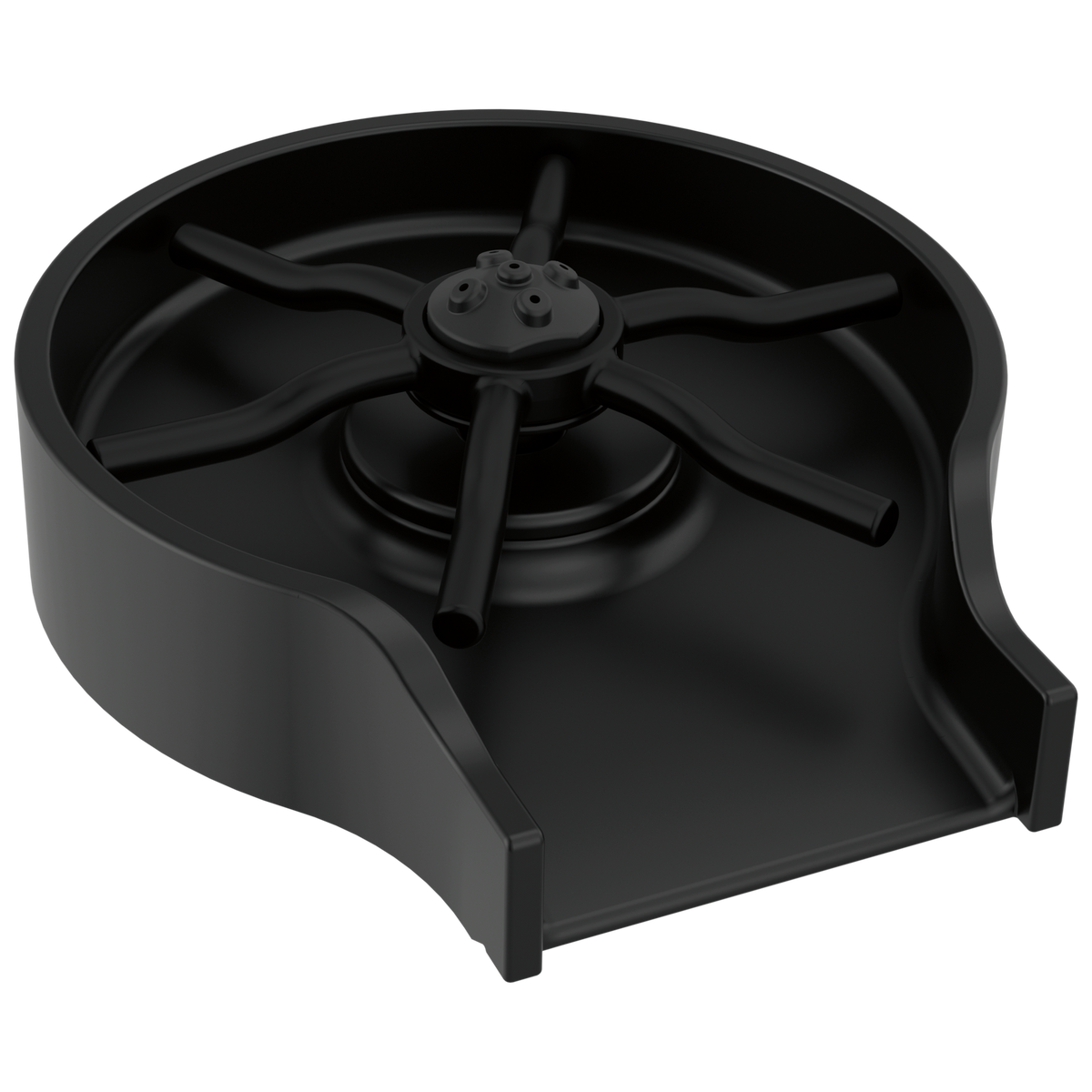 Delta Metal Glass Rinser Matte Black