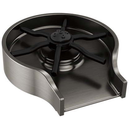 Delta Metal Glass Rinser Black Stainless