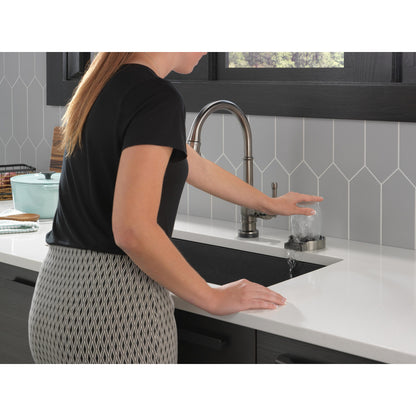 Delta Broderick Single Handle Pull-Down Kitchen Faucet With Touch2O Technology - 9190T