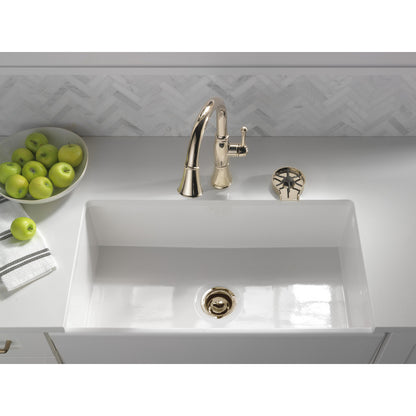 Delta Cassidy Single Handle Pull-Down Kitchen Faucet with ShieldSpray Technology - 9197