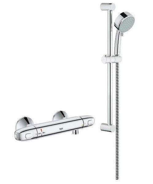 Grohe Grohtherm 1000 Exposed Single Function Shower Kit, 21 L/MIN (5.5 GPM)