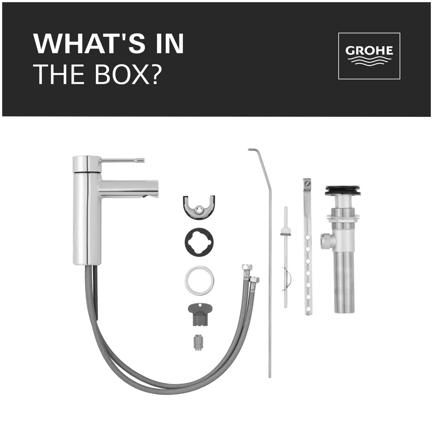 Grohe Essence Single Hole Bathroom Faucet - Eunoia 