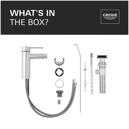 Grohe Essence Single Hole Bathroom Faucet - Eunoia 