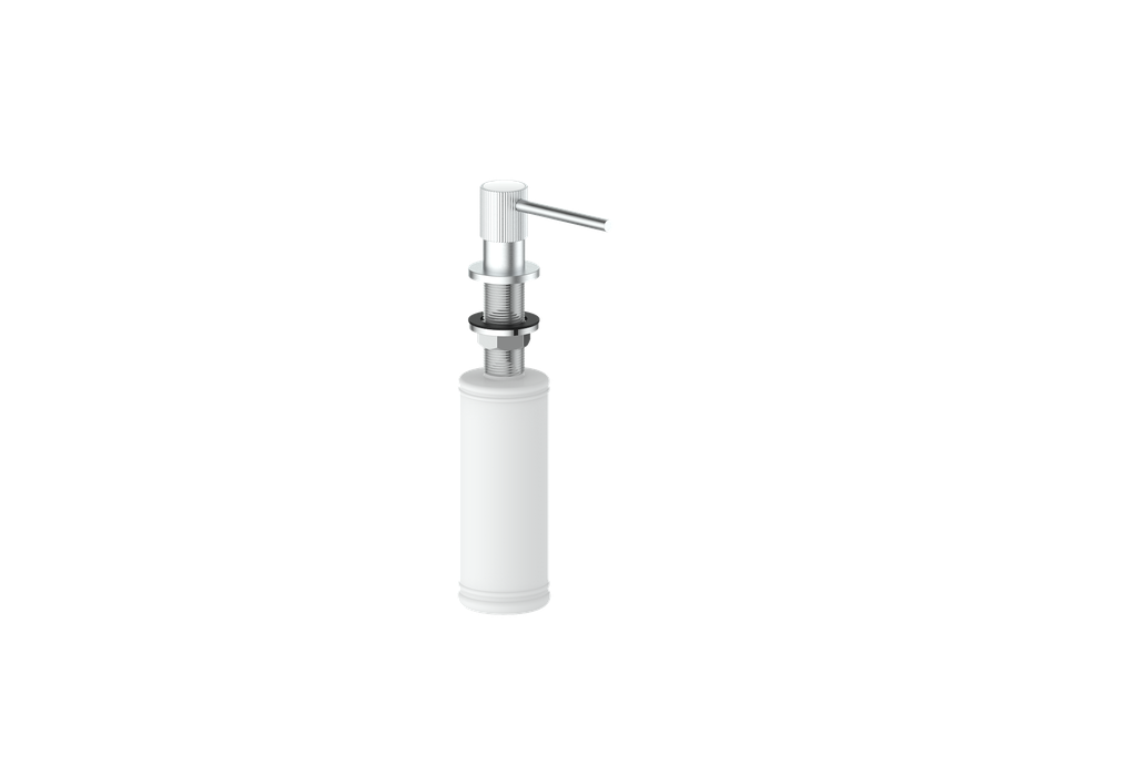 Stainless Steel / Matte White