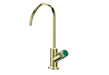 Brushed Gold / Emerald Green