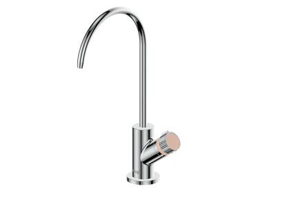 Polished Chrome / Blush Pink
