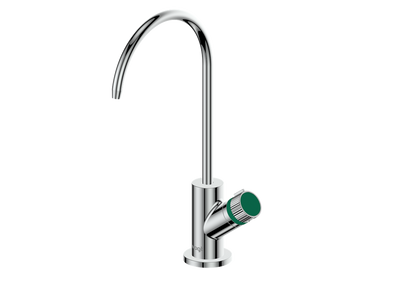 Polished Chrome / Emerald Green