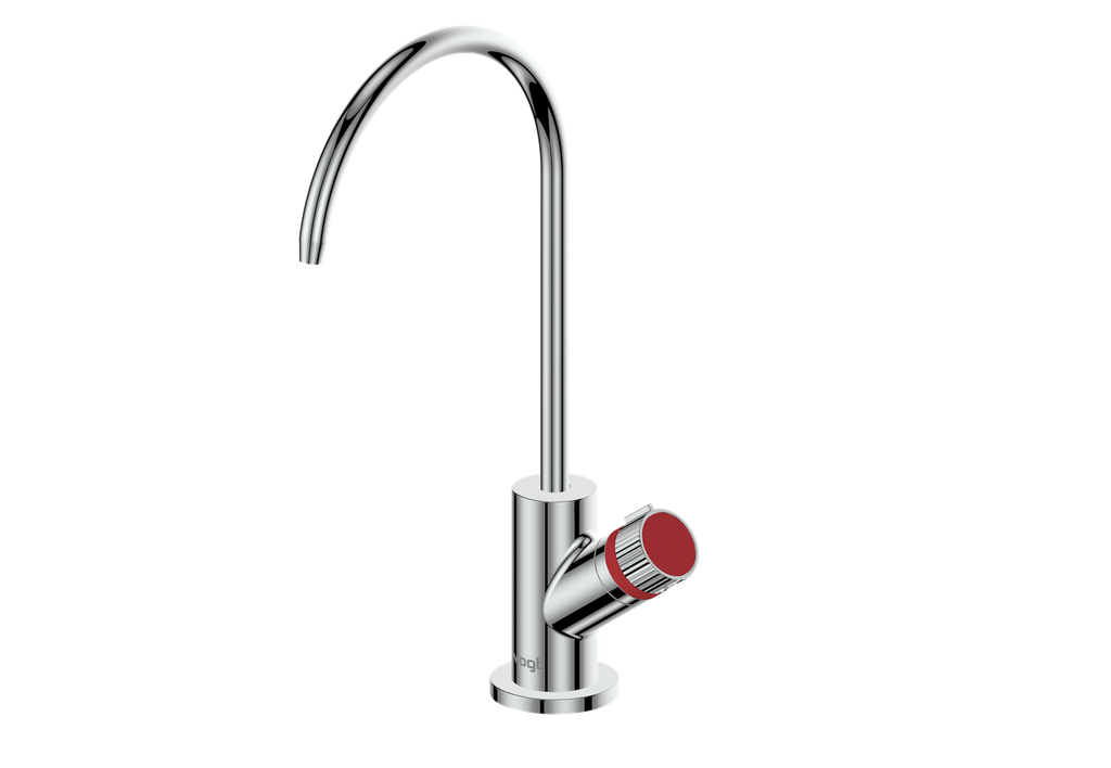 Polished Chrome / Tango Red