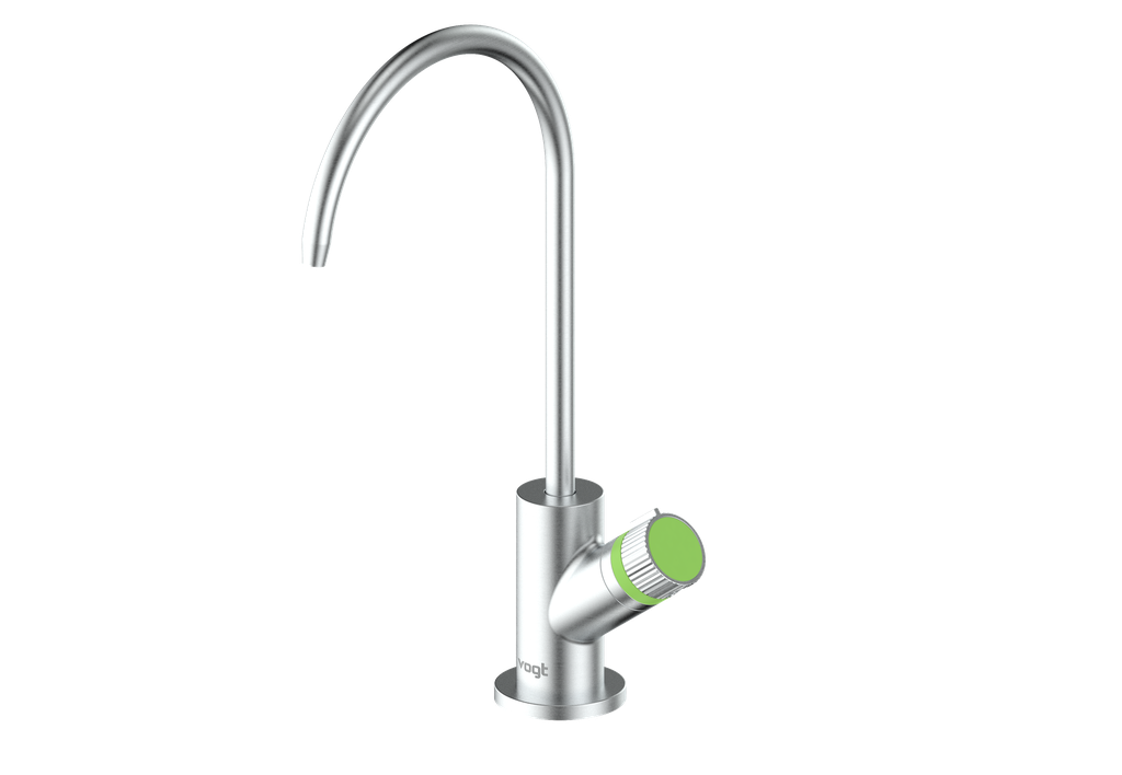Stainless Steel / Lime Green