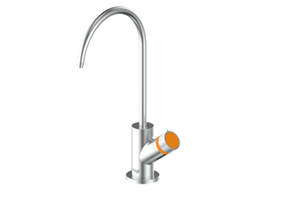 Stainless Steel / Orange Burst