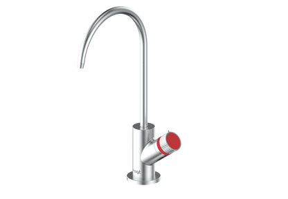 Stainless Steel / Tango Red