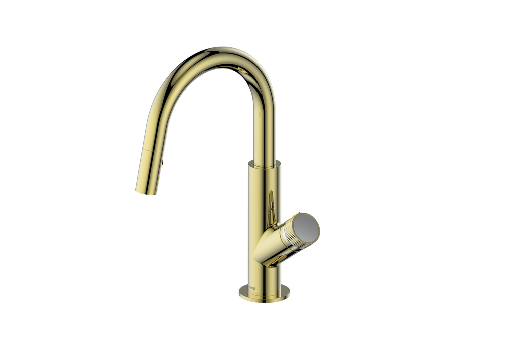 Brushed Gold / Polished Chrome