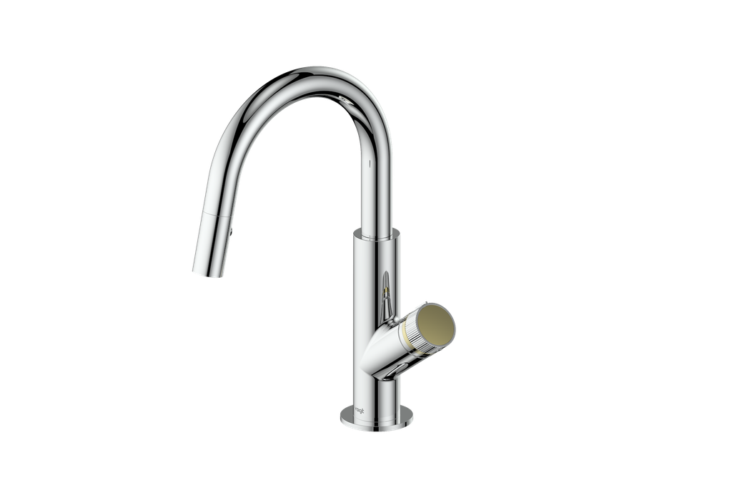 Polished Chrome / Brushed Gold