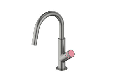 Gunmetal / Rose Pink