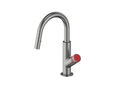 Gunmetal / Tango Red