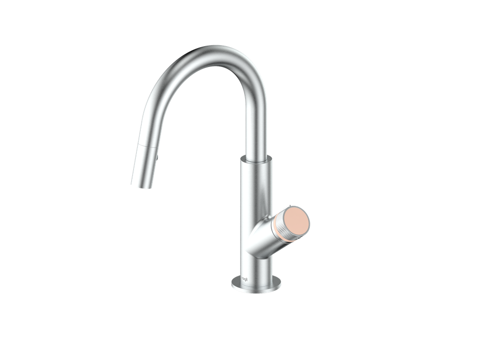 Stainless Steel / Blush Pink