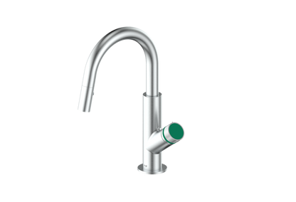 Stainless Steel / Emerald Green