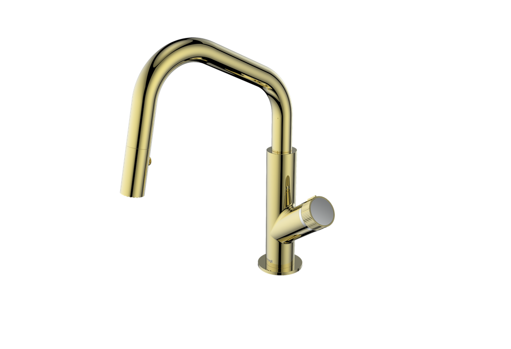 Brushed Gold / Polished Chrome