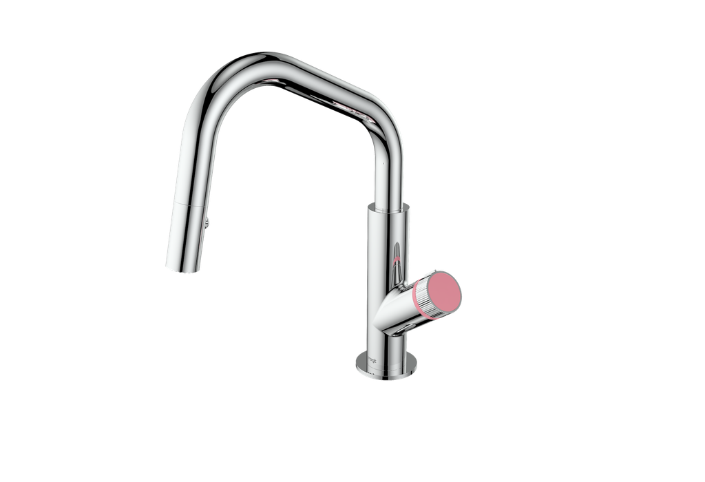 Polished Chrome / Rose Pink