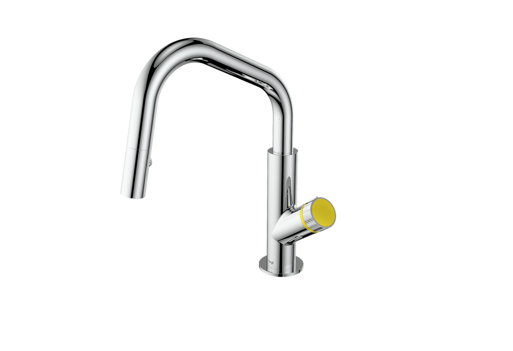 Polished Chrome / Sunshine Yellow