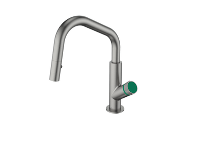 Gunmetal / Emerald Green