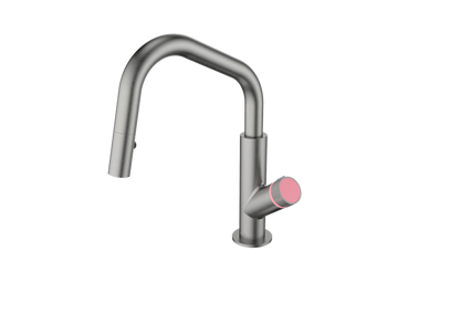 Gunmetal / Rose Pink