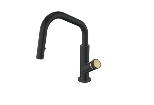 Matte Black / Brushed Gold