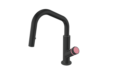 Matte Black / Rose Pink