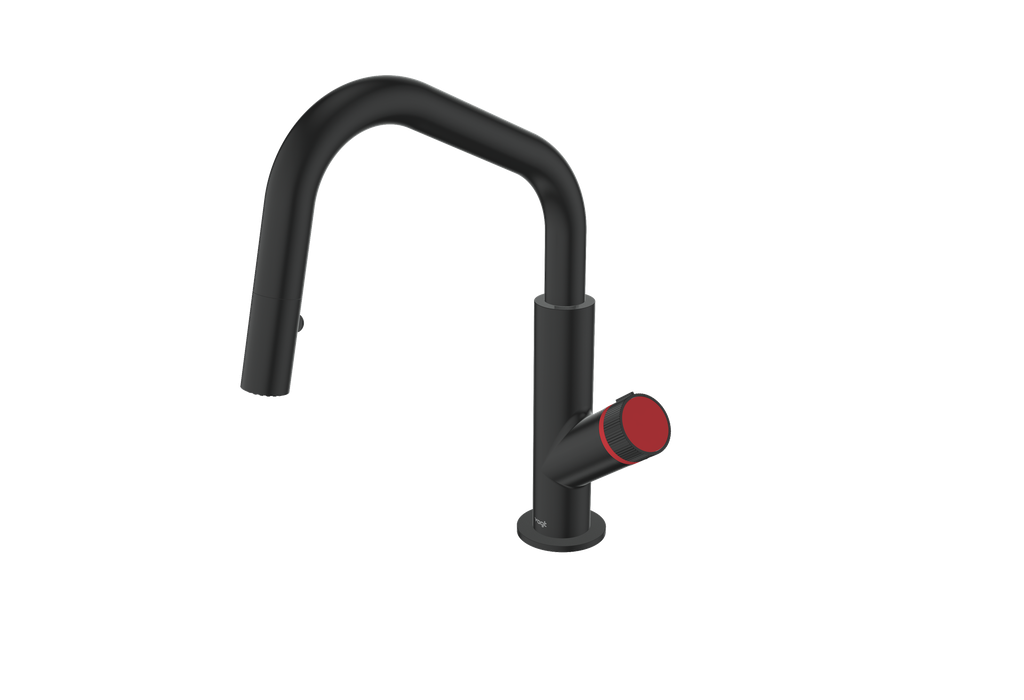 Matte Black / Tango Red