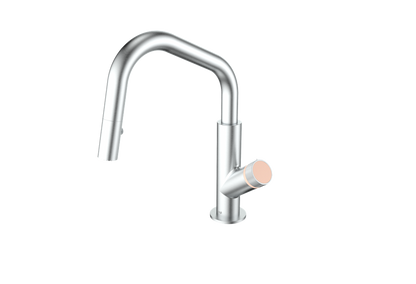 Stainless Steel / Blush Pink