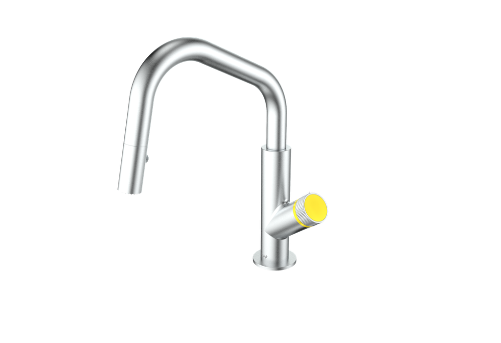 Stainless Steel / Sunshine Yellow