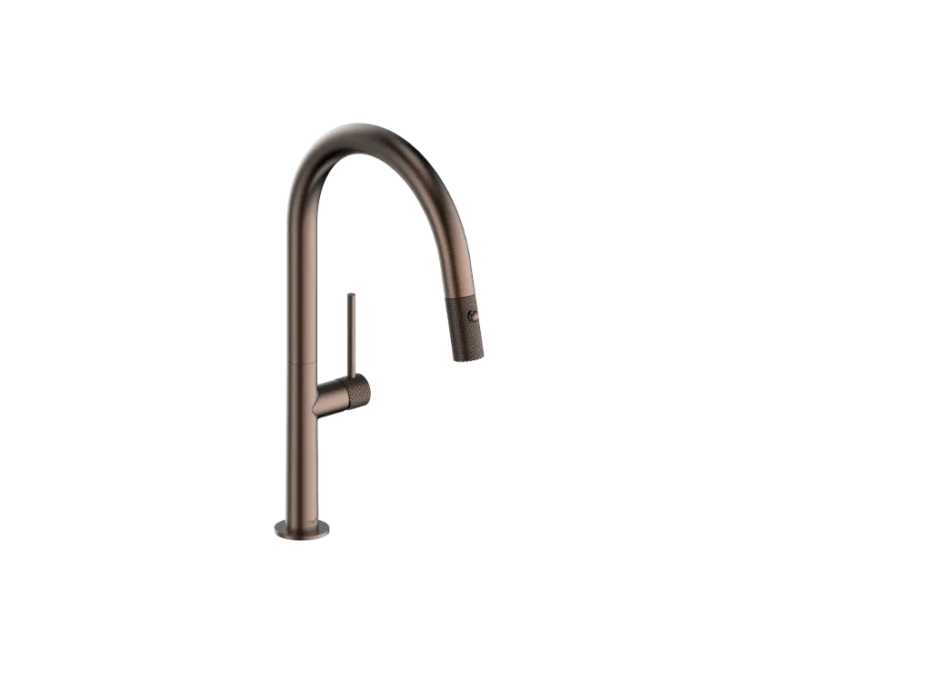 Robinet de cuisine rétractable Vogt Drava de 16 po avec bec en C - KF.16D1.1214