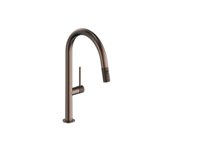 Robinet de cuisine rétractable Vogt Drava de 16 po avec bec en C - KF.16D1.1214