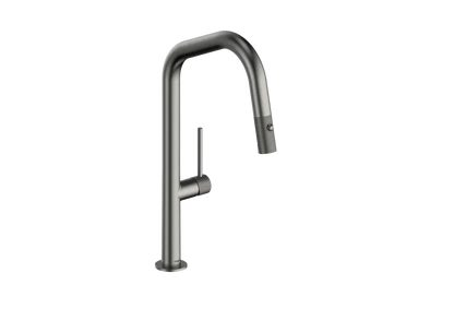 Robinet de cuisine rétractable Vogt Drava de 16 po avec bec angulaire - KF.16D2.1214
