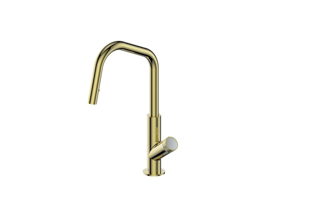 Brushed Gold / Polished Chrome