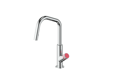 Polished Chrome / Fresh Raspberry
