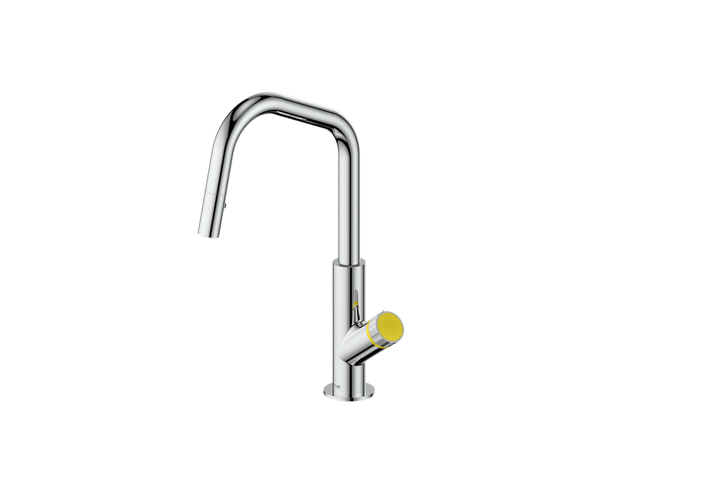 Polished Chrome / Sunshine Yellow