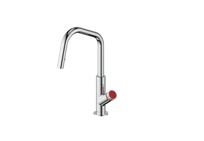 Polished Chrome / Tango Red