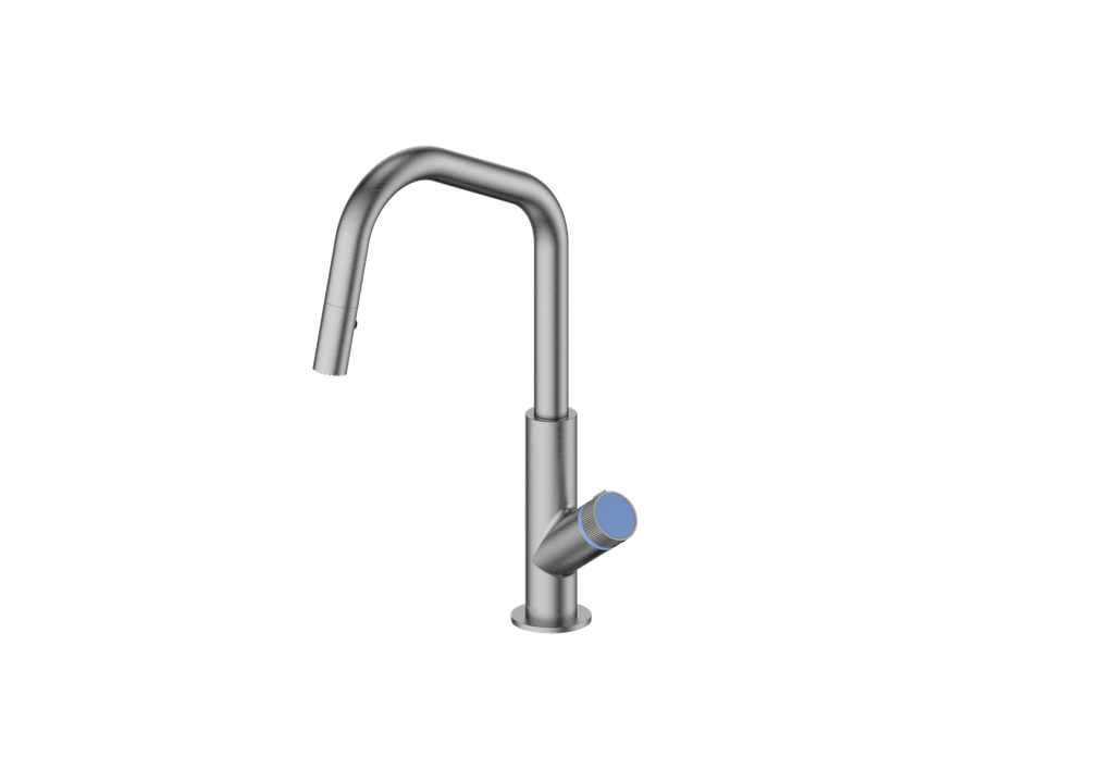 Gunmetal / Azure Blue