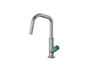 Gunmetal / Emerald Green